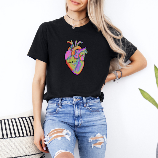 Art Heart Tees