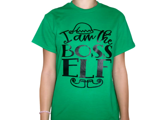 I'am the Boss Elf T-Shirt